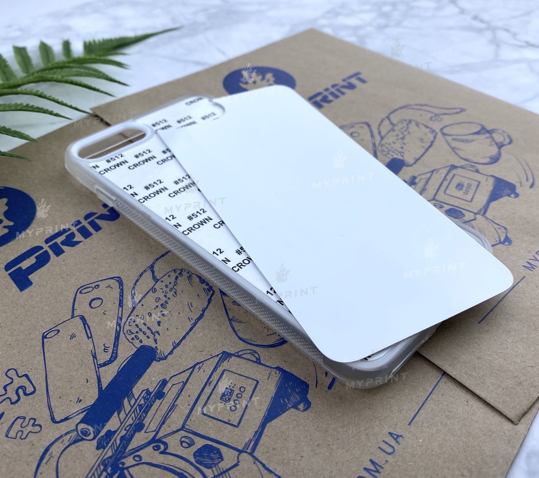 Чехол для сублимации 2D силиконовый (TPU) для iPhone 7 Plus/8 Plus Прозрачный (3629) - фото 2 Чехол для сублимации 2D силиконовый (TPU) для iPhone 7 Plus/8 Plus Прозрачный (3629) - фото 2 - Заготовки для сублимации