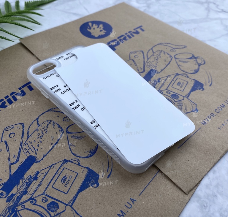 Чехол для сублимации 2D силиконовый (TPU) для iPhone 7/8 Прозрачный (3633)  Чехол для сублимации 2D силиконовый (TPU) для iPhone 7/8 Прозрачный (3633)