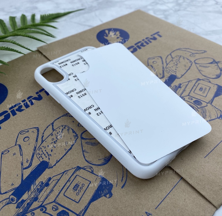 Чехол для сублимации 2D силиконовый (TPU) для iPhone X/XS белый (4204)  Чехол для сублимации 2D силиконовый (TPU) для iPhone X/XS белый (4204)