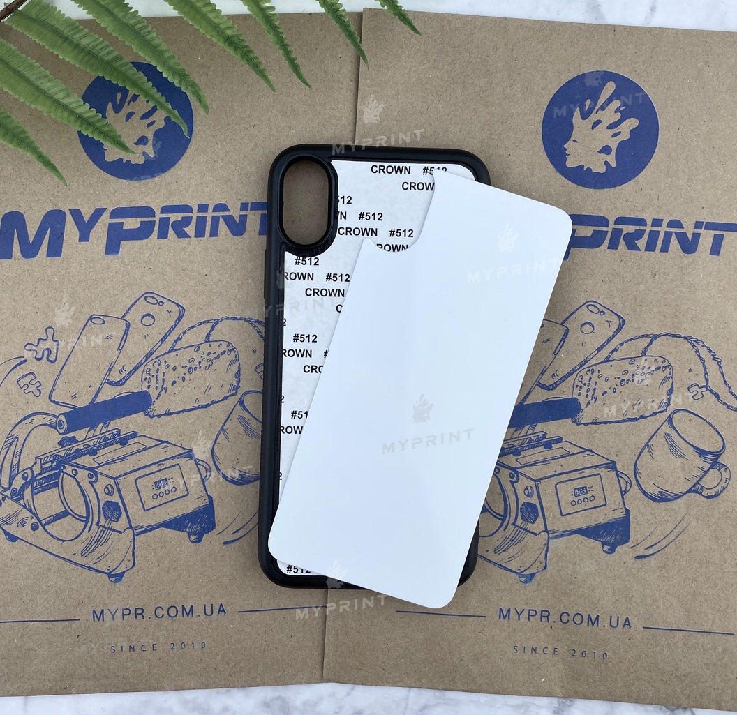Чехол для сублимации 2D силиконовый (TPU) для iPhone X/XS черный (4205) - фото 1 Чехол для сублимации 2D силиконовый (TPU) для iPhone X/XS черный (4205) - фото 1 - Заготовки для сублимации