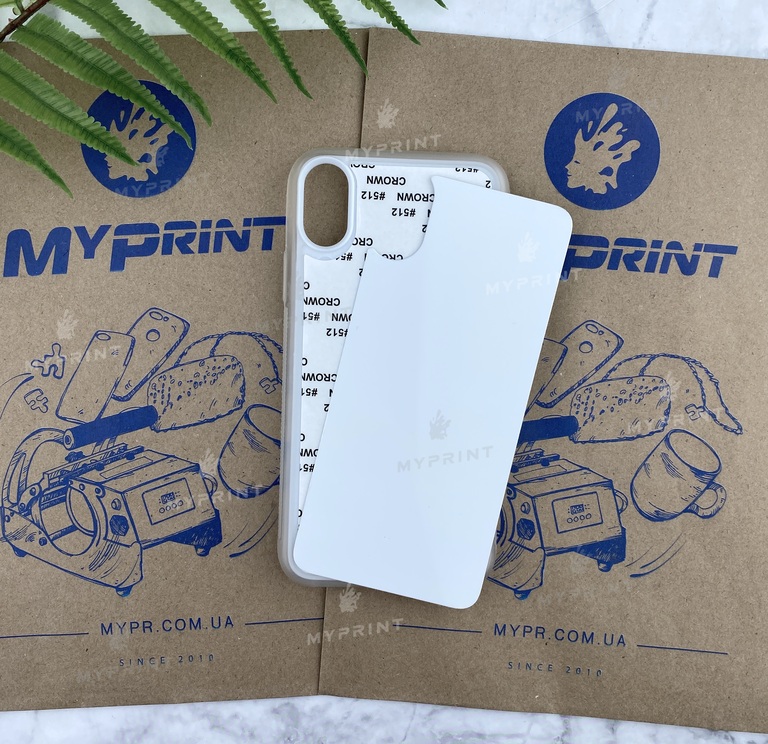 Чохол для сублімації 2D силіконовий (TPU) для iPhone X / XS прозорий (4206)  Чохол для сублімації 2D силіконовий (TPU) для iPhone X / XS прозорий (4206)