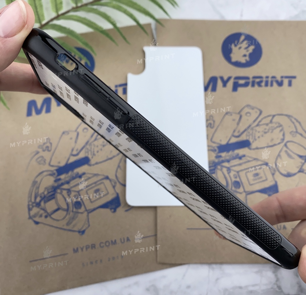 Чехол для сублимации 2D силиконовый (TPU) для iPhone XS Max черный (4392) - фото 3 Чехол для сублимации 2D силиконовый (TPU) для iPhone XS Max черный (4392) - фото 3 - Заготовки для сублимации