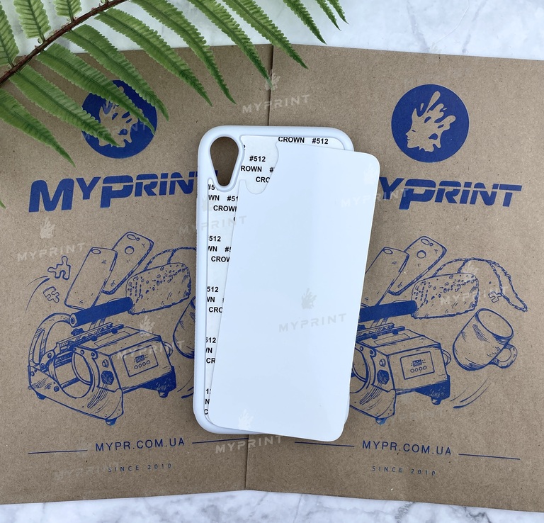 Case for sublimation 2D silicone (TPU) for iPhone XR white (4410)  Case for sublimation 2D silicone (TPU) for iPhone XR white (4410)