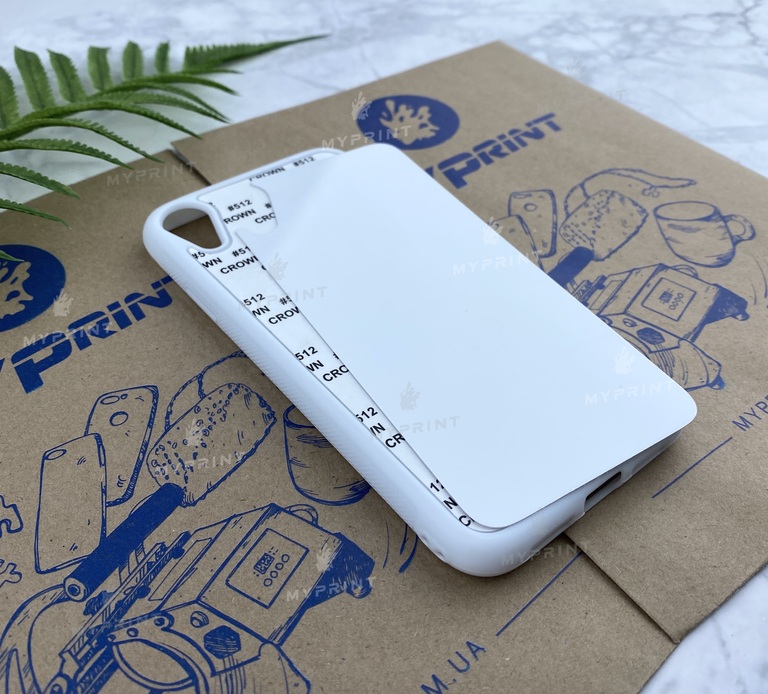 Case for sublimation 2D silicone (TPU) for iPhone XR white (4410)  Case for sublimation 2D silicone (TPU) for iPhone XR white (4410)