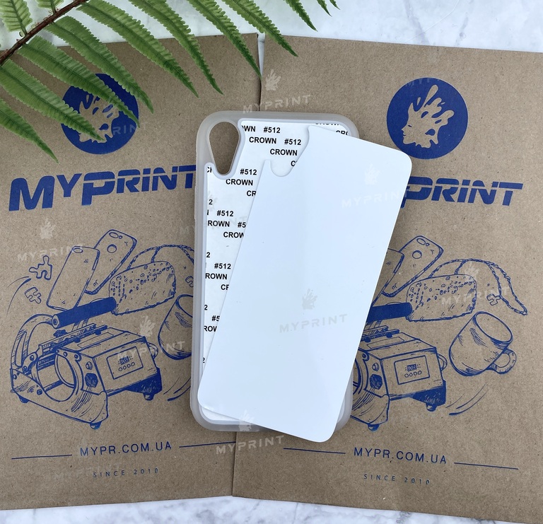 Чехол для сублимации 2D силиконовый (TPU) для iPhone XR прозрачный (4412)  Чехол для сублимации 2D силиконовый (TPU) для iPhone XR прозрачный (4412)