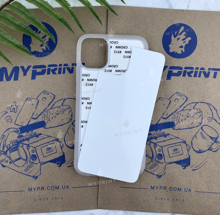 Чохол для сублімації 2D силіконовий (TPU) для iPhone 11 (6.1) прозорий (5644)  Чохол для сублімації 2D силіконовий (TPU) для iPhone 11 (6.1) прозорий (5644)