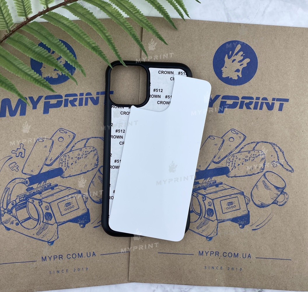 Чохол для сублімації 2D силіконовий (TPU) для iPhone 11 Pro (5.8) чорний (5649) - фото 1 Чохол для сублімації 2D силіконовий (TPU) для iPhone 11 Pro (5.8) чорний (5649) - фото 1 - Заготовки для сублімації