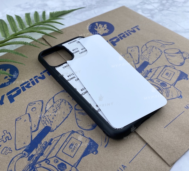 Чехол для сублимации 2D силиконовый (TPU) для iPhone 11 Pro (5.8) черный (5649)  Чехол для сублимации 2D силиконовый (TPU) для iPhone 11 Pro (5.8) черный (5649)