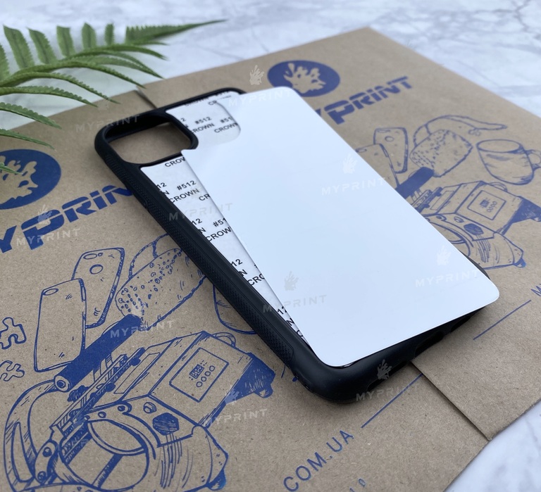Чехол для сублимации 2D силиконовый (TPU) для iPhone 11 Pro Max (6.5) черный (5653)  Чехол для сублимации 2D силиконовый (TPU) для iPhone 11 Pro Max (6.5) черный (5653)