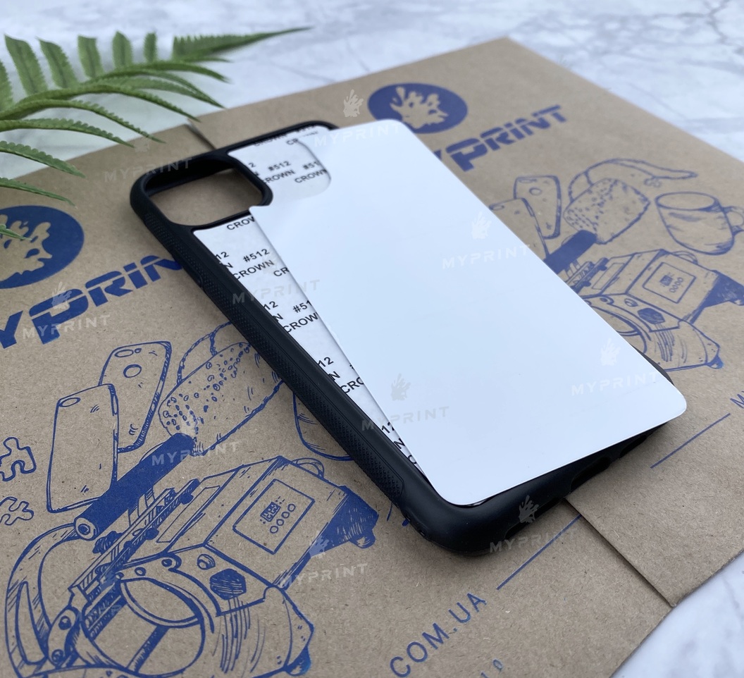 Чехол для сублимации 2D силиконовый (TPU) для iPhone 11 Pro Max (6.5) черный (5653) - фото 2 Чехол для сублимации 2D силиконовый (TPU) для iPhone 11 Pro Max (6.5) черный (5653) - фото 2 - Заготовки для сублимации