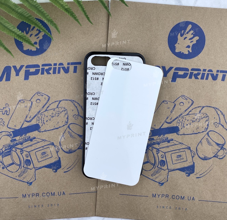 Чехол для сублимации 2D силиконовый (TPU) для iPhone 5/5S Черный (3611)  Чехол для сублимации 2D силиконовый (TPU) для iPhone 5/5S Черный (3611)