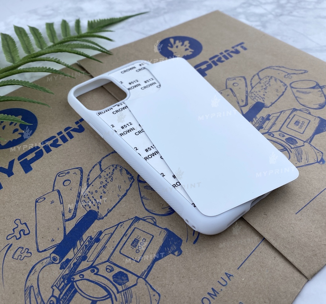 Чохол для сублімації 2D силіконовий (TPU) для iPhone 11 Pro (5.8) білий (5647) - фото 2 Чохол для сублімації 2D силіконовий (TPU) для iPhone 11 Pro (5.8) білий (5647) - фото 2 - Заготовки для сублімації