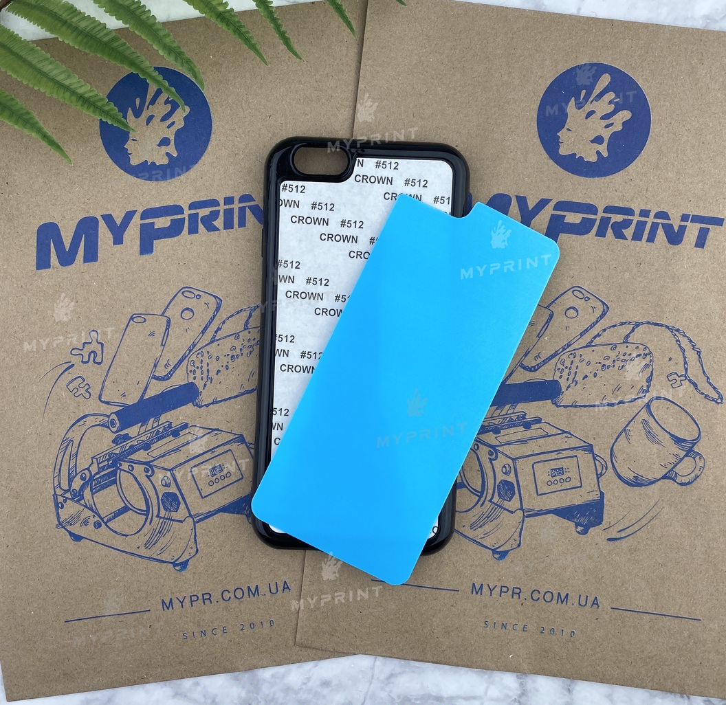 Sublimation case 2D silicone (TPU) with flexible plate for iPhone 6 black (4373) - фото 1 Sublimation case 2D silicone (TPU) with flexible plate for iPhone 6 black (4373) - фото 1 - Blanks for sublimation