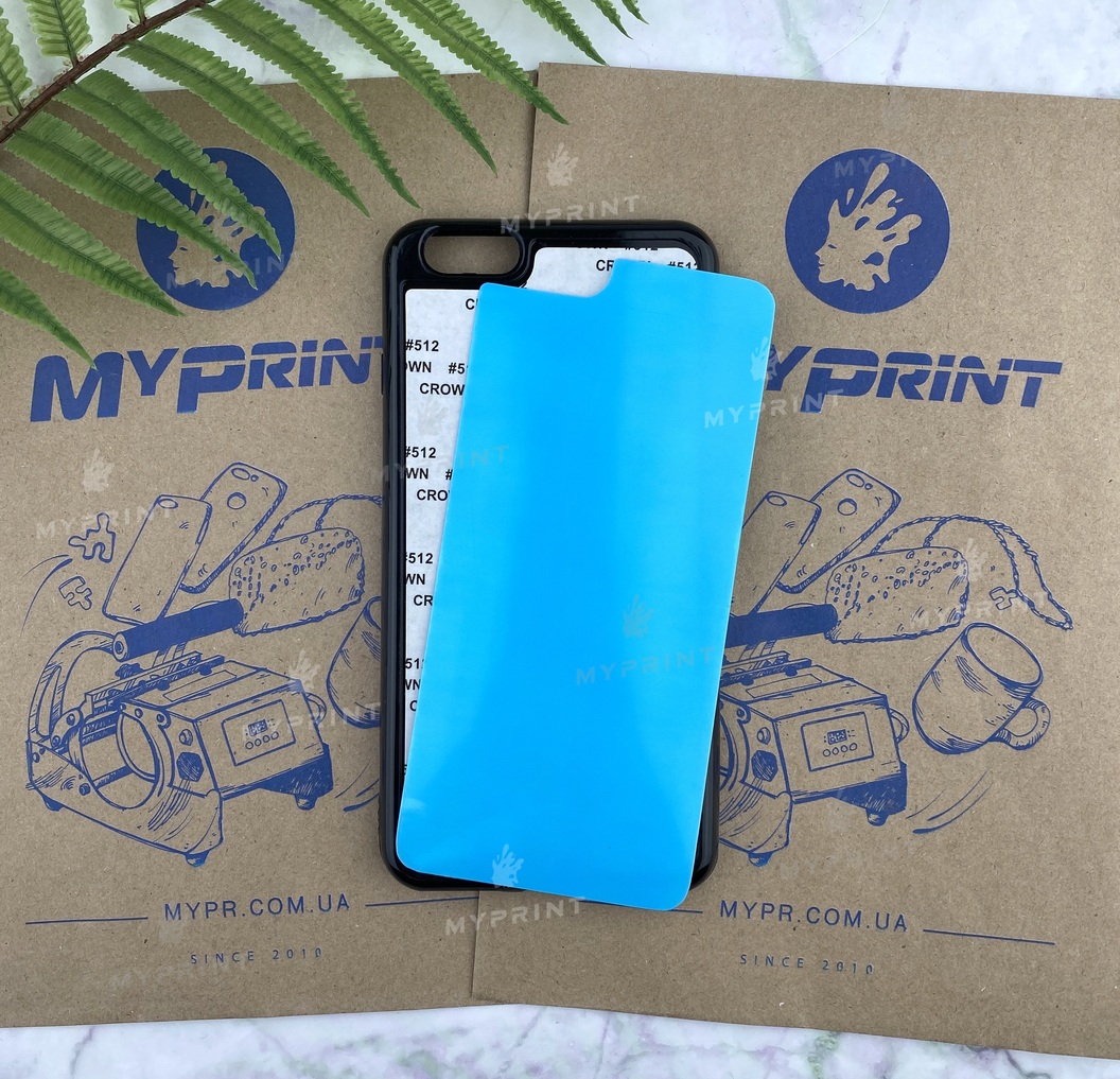 2D Silicone (TPU) Sublimation Case with Flexible Plate for iPhone 6 Plus / 6s Plus Black (4376) - фото 1 2D Silicone (TPU) Sublimation Case with Flexible Plate for iPhone 6 Plus / 6s Plus Black (4376) - фото 1 - Blanks for sublimation