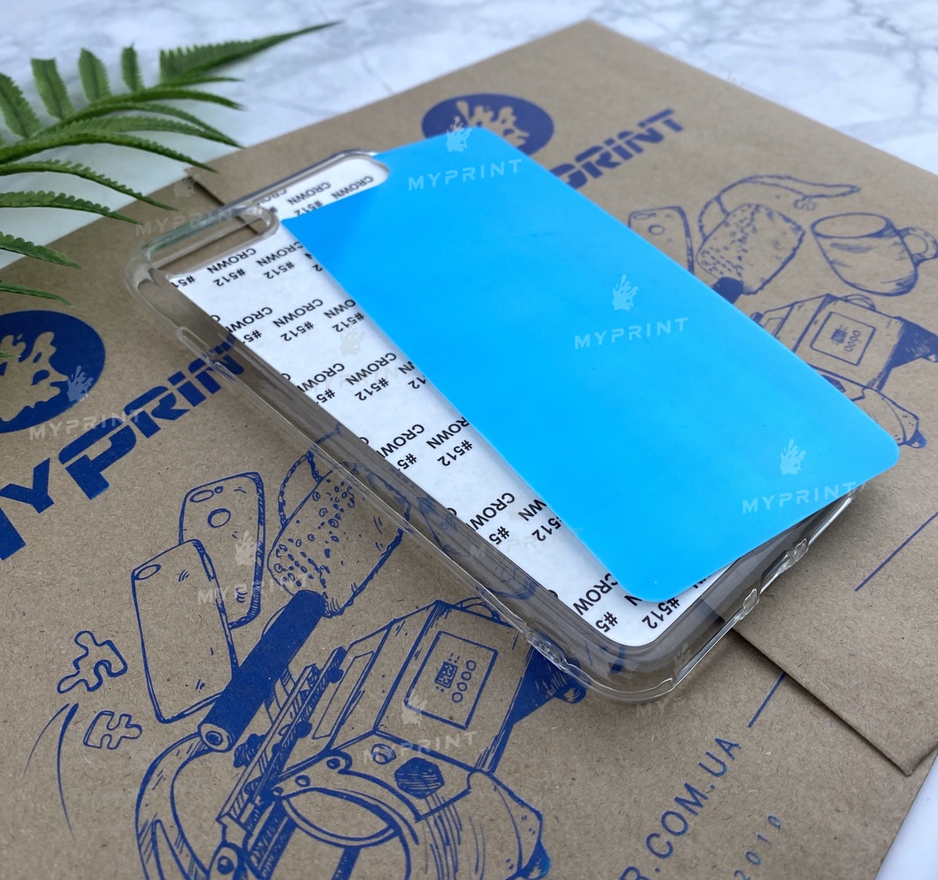 Sublimation case 2D silicone (TPU) with flexible plate for iPhone 7 Plus / 8 Plus transparent (4380) - фото 2 Sublimation case 2D silicone (TPU) with flexible plate for iPhone 7 Plus / 8 Plus transparent (4380) - фото 2 - Blanks for sublimation