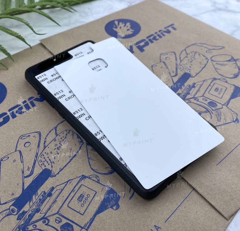 Чохол для сублімації 2D силіконовий (TPU) для Huawei P9 чорний (2432) 