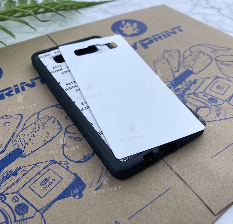 Чохол для сублімації 2D силіконовий (TPU) для Samsung A5 А500 (2015) Чорний (3639) 