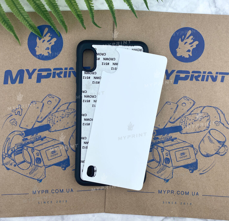 Чохол для сублімації 2D силіконовий (TPU) для Samsung A10 чорний (5369) 