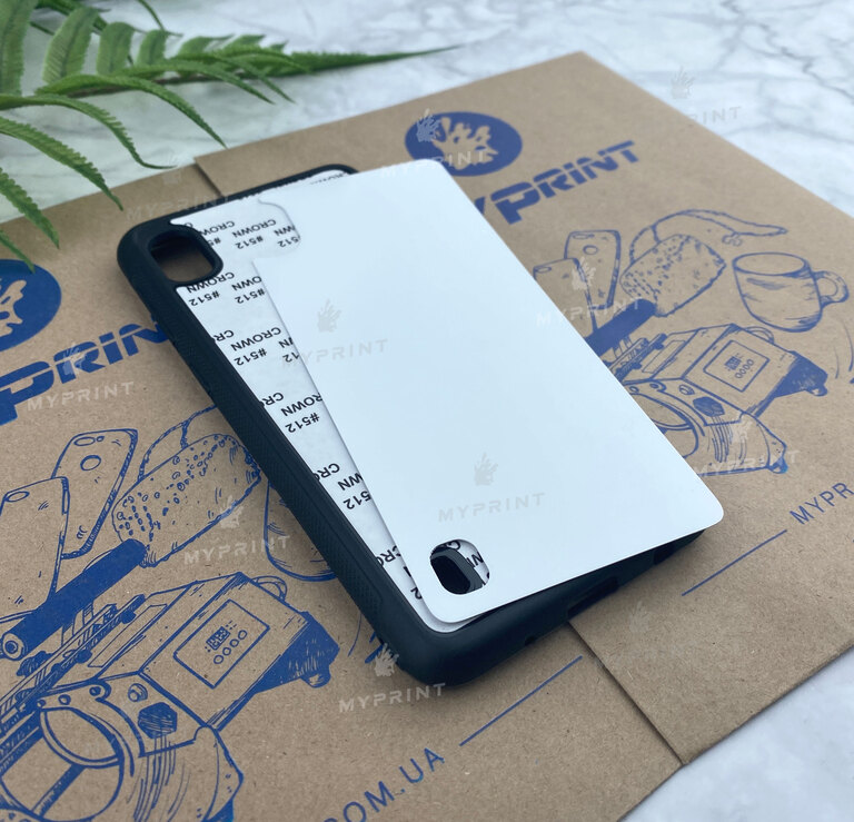 Чохол для сублімації 2D силіконовий (TPU) для Samsung A10 чорний (5369) 