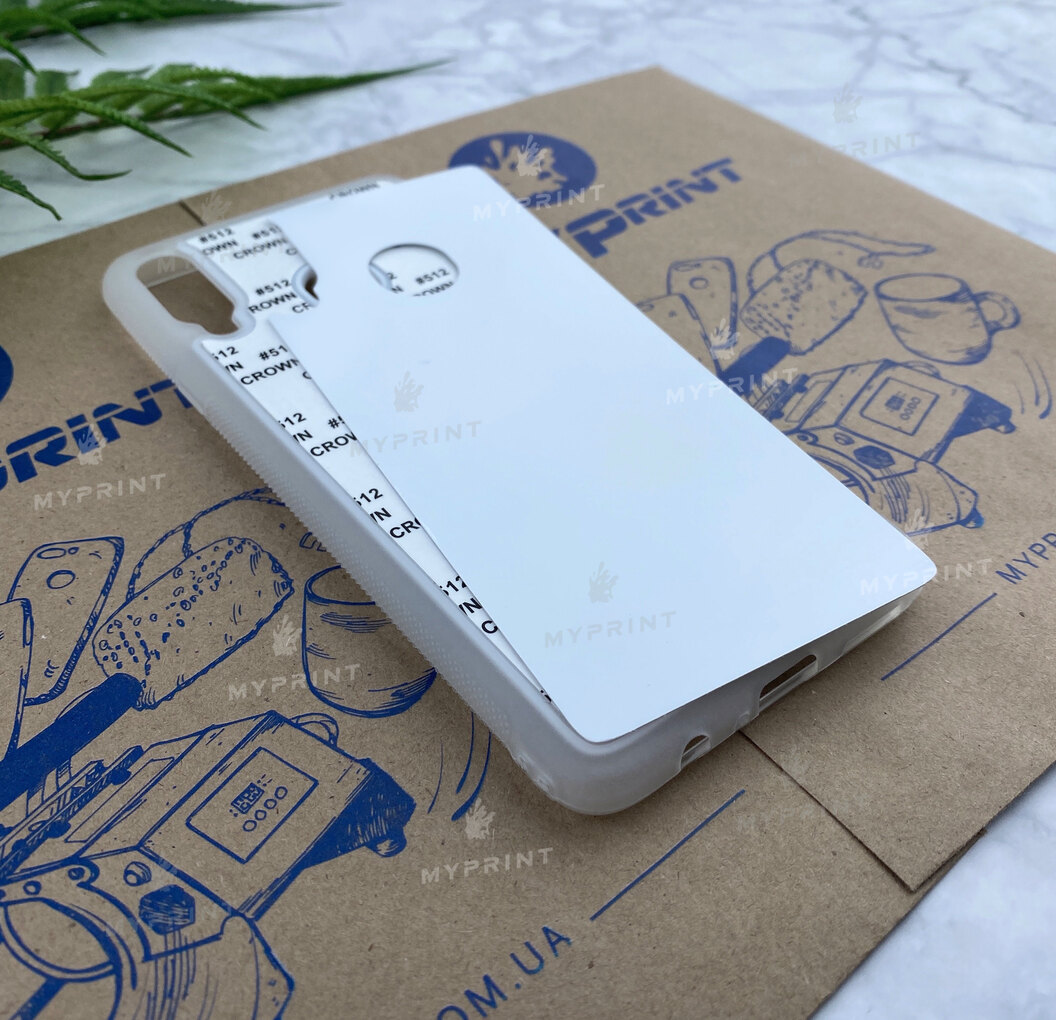 Чехол для сублимации 2D силиконовый (TPU) для Samsung A20s прозрачный (6007) - фото 2 Чехол для сублимации 2D силиконовый (TPU) для Samsung A20s прозрачный (6007) - фото 2 - Заготовки для сублимации