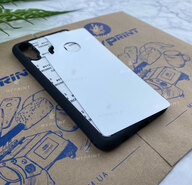 Cover for sublimation 2D silicone (TPU) for Samsung A20s black (6008) - фото 2 Cover for sublimation 2D silicone (TPU) for Samsung A20s black (6008) - фото 2 - Blanks for sublimation