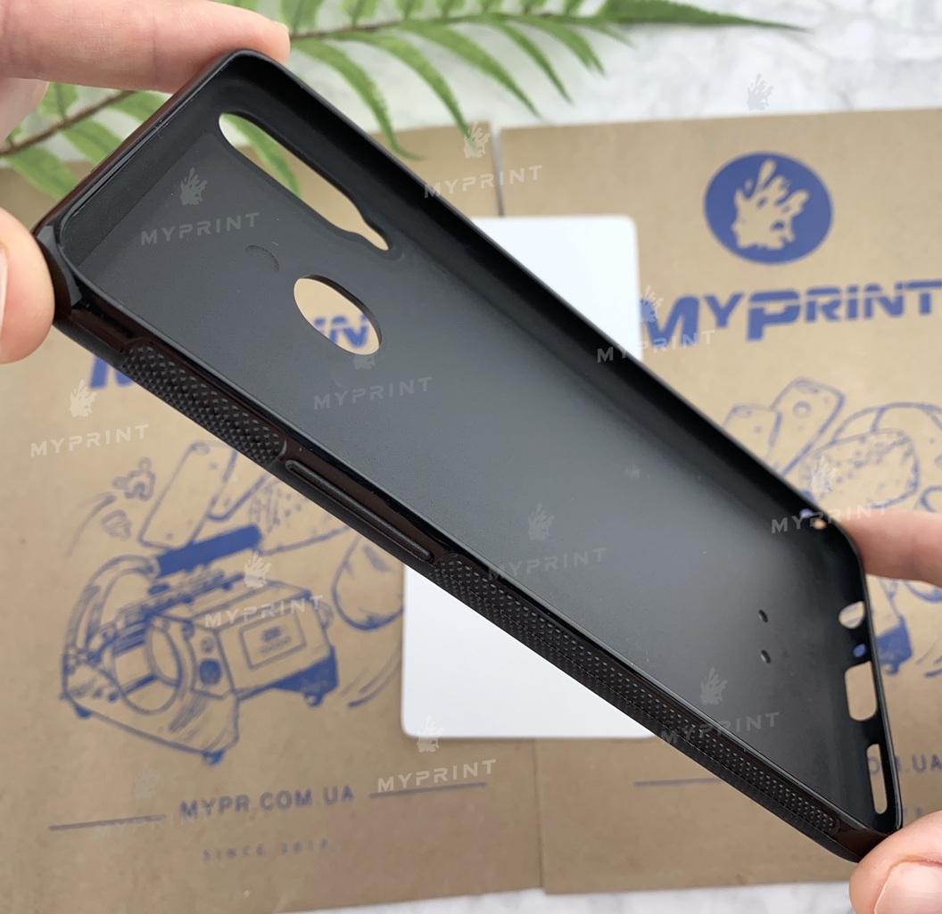 Cover for sublimation 2D silicone (TPU) for Samsung A20s black (6008) - фото 4 Cover for sublimation 2D silicone (TPU) for Samsung A20s black (6008) - фото 4 - Blanks for sublimation