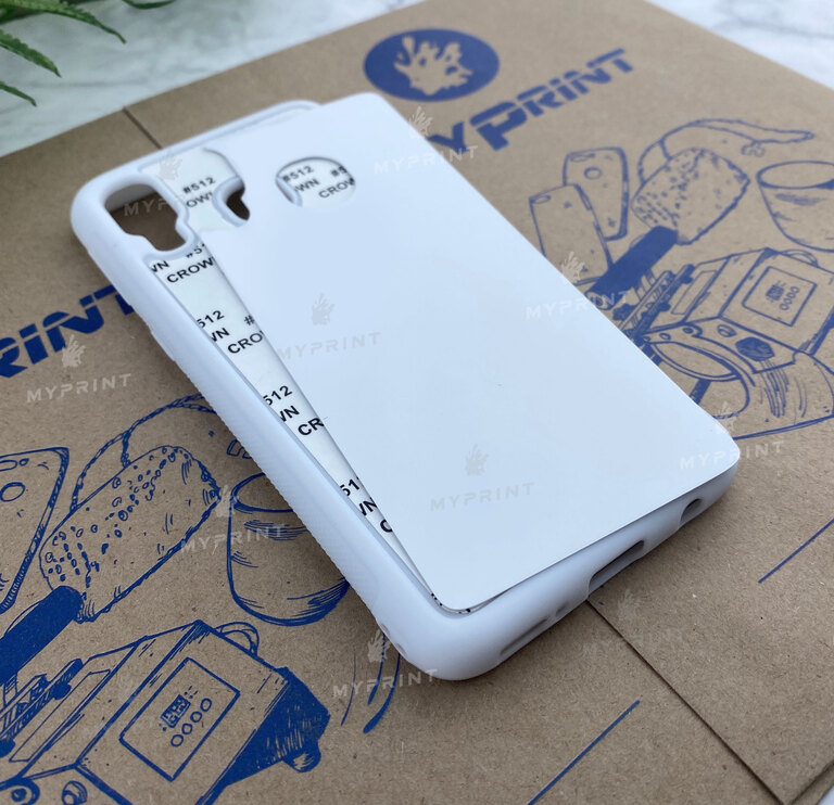 Чехол для сублимации 2D силиконовый (TPU) для Samsung A40 белый (5376)  Чехол для сублимации 2D силиконовый (TPU) для Samsung A40 белый (5376)