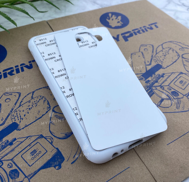 Cover for sublimation 2D silicone (TPU) for Samsung A6 2018 white (4398)  Cover for sublimation 2D silicone (TPU) for Samsung A6 2018 white (4398)