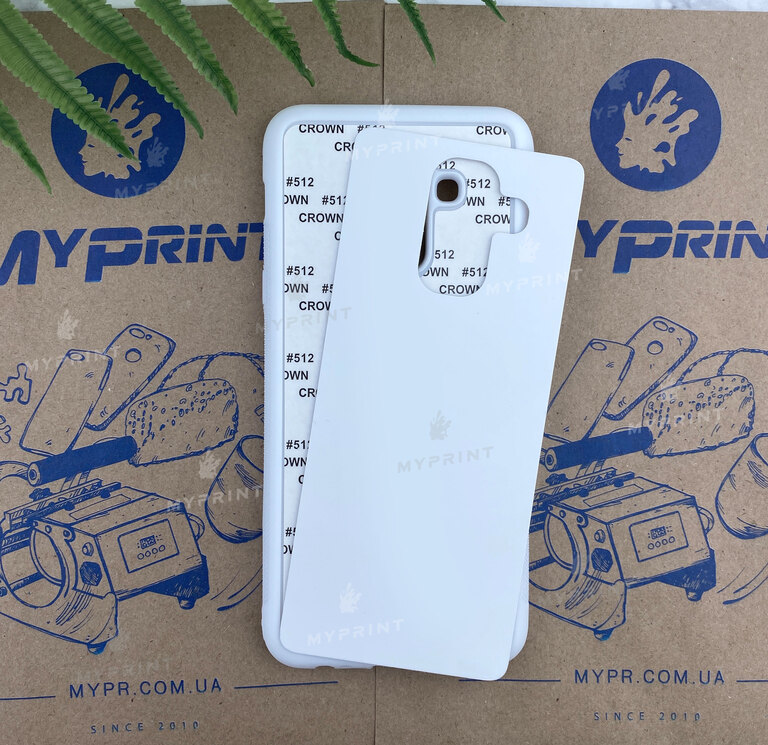Sublimation case 2D silicone (TPU) for Samsung A6 Plus 2018 white (4394)  Sublimation case 2D silicone (TPU) for Samsung A6 Plus 2018 white (4394)
