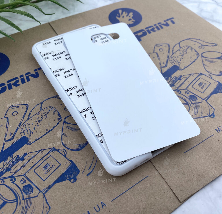 Sublimation case 2D silicone (TPU) for Samsung A7 A710 (2016) white (3937)  Sublimation case 2D silicone (TPU) for Samsung A7 A710 (2016) white (3937)