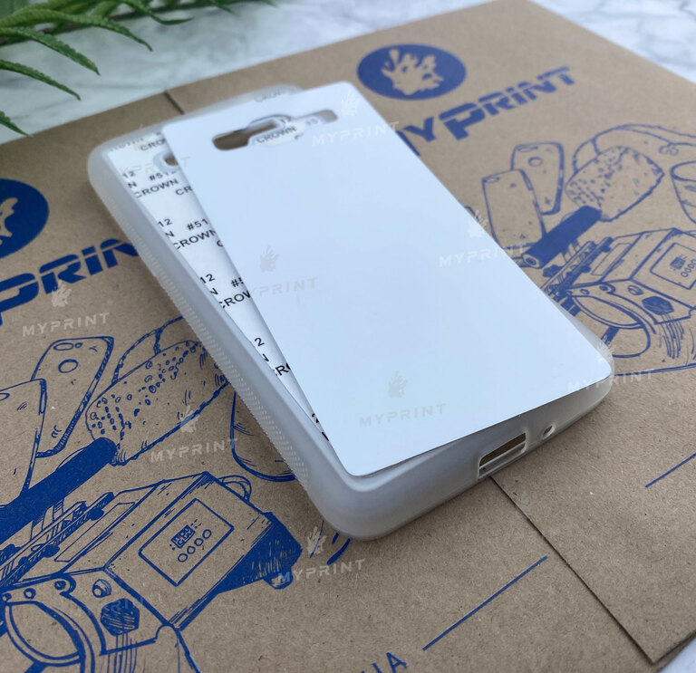 Чехол для сублимации 2D силиконовый (TPU) для Samsung Grand Prime прозрачный (3942)  Чехол для сублимации 2D силиконовый (TPU) для Samsung Grand Prime прозрачный (3942)