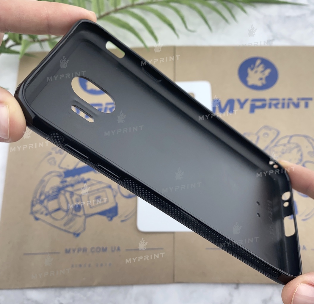 Чехол для сублимации 2D силиконовый (TPU) для Samsung J4  (2018) черный (4403) - фото 4 Чехол для сублимации 2D силиконовый (TPU) для Samsung J4  (2018) черный (4403) - фото 4 - Заготовки для сублимации