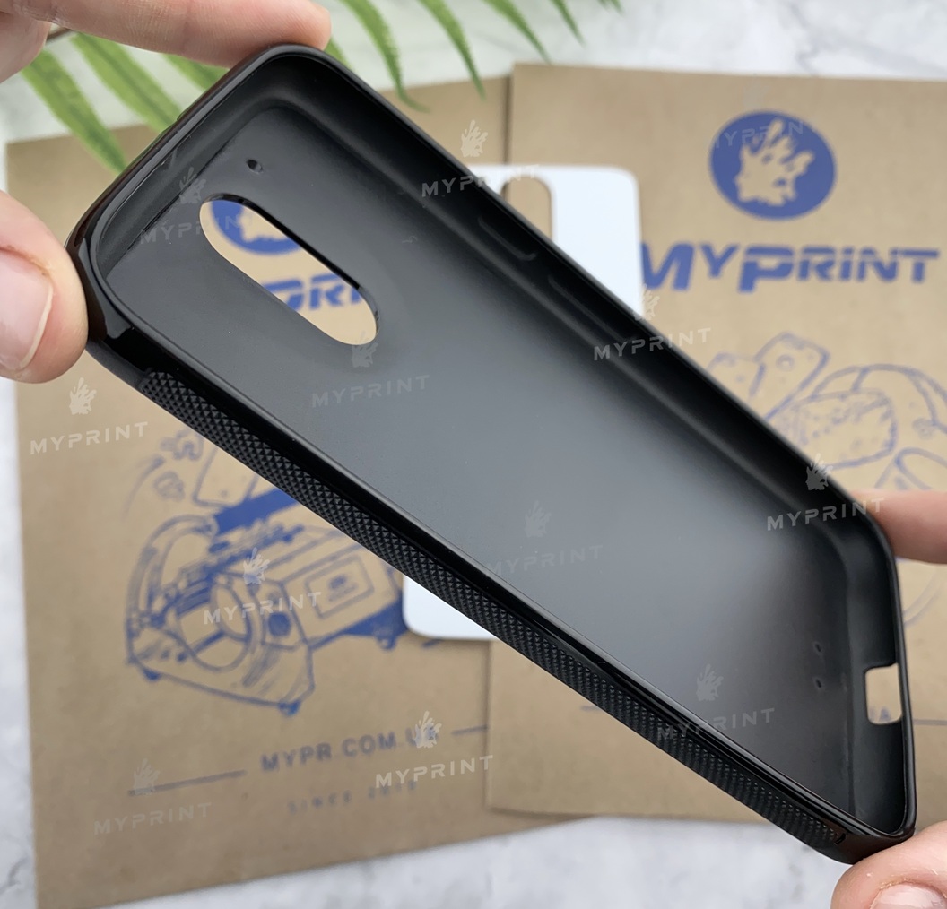 Чехол для сублимации 2D силиконовый (TPU) для Moto G4 черный (3951) - фото 4 Чехол для сублимации 2D силиконовый (TPU) для Moto G4 черный (3951) - фото 4 - Заготовки для сублимации
