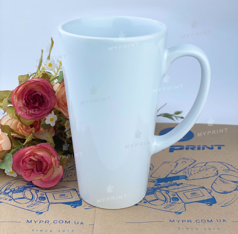 Кружка для сублимации белая латте 17 Oz (500 мл) (2066)  Кружка для сублимации белая латте 17 Oz (500 мл) (2066)