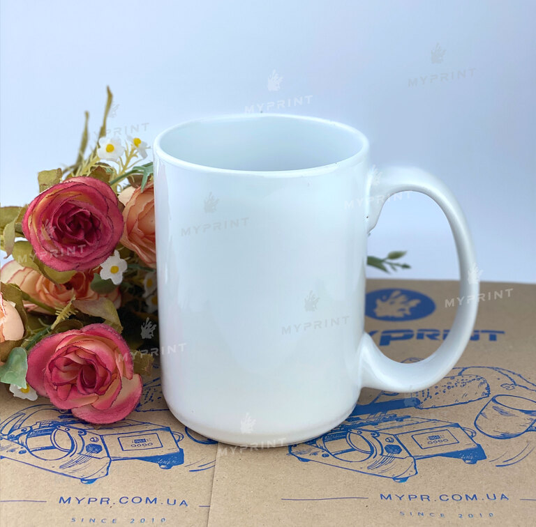 Кружка для сублимации белая 15 Oz (425 мл) (2063)  Кружка для сублимации белая 15 Oz (425 мл) (2063)