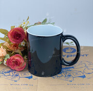 Чашка для сублімації хамелеон глянцева чорна 11 Oz (330 мл) (2068) - фото 3 Чашка для сублімації хамелеон глянцева чорна 11 Oz (330 мл) (2068) - фото 3 - Заготовки для сублімації