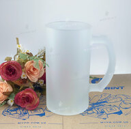 Beer glass for sublimation frosted glass (500 ml) (6076) - фото 2 Beer glass for sublimation frosted glass (500 ml) (6076) - фото 2 - Blanks for sublimation