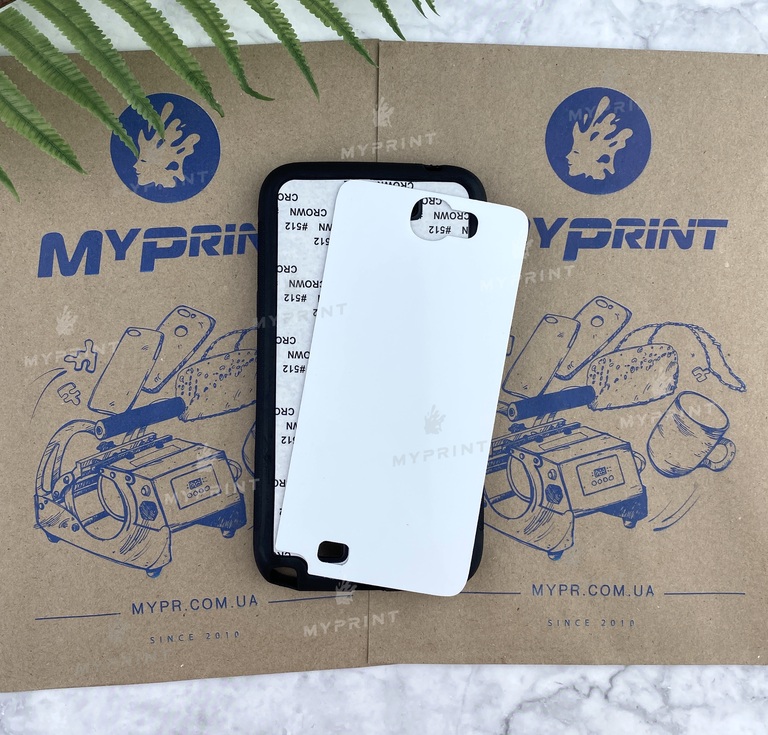 Чохол для сублімації 2D силіконовий (TPU) для Samsung Note 2 Чорний (3658)  Чохол для сублімації 2D силіконовий (TPU) для Samsung Note 2 Чорний (3658)