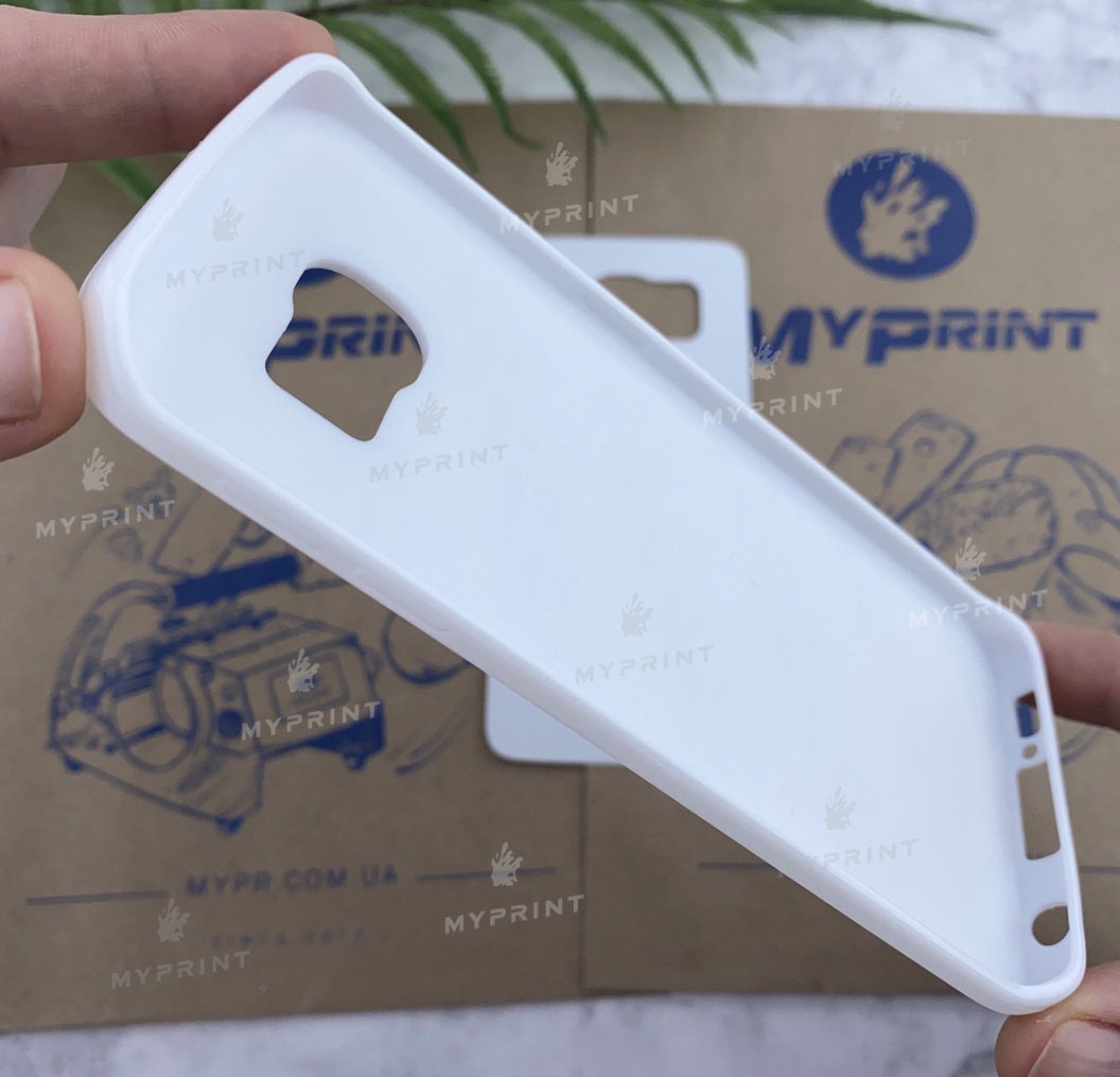 Cover for sublimation 2D silicone (TPU) for Samsung S6 Edge white (3925) - фото 4 Cover for sublimation 2D silicone (TPU) for Samsung S6 Edge white (3925) - фото 4 - Blanks for sublimation