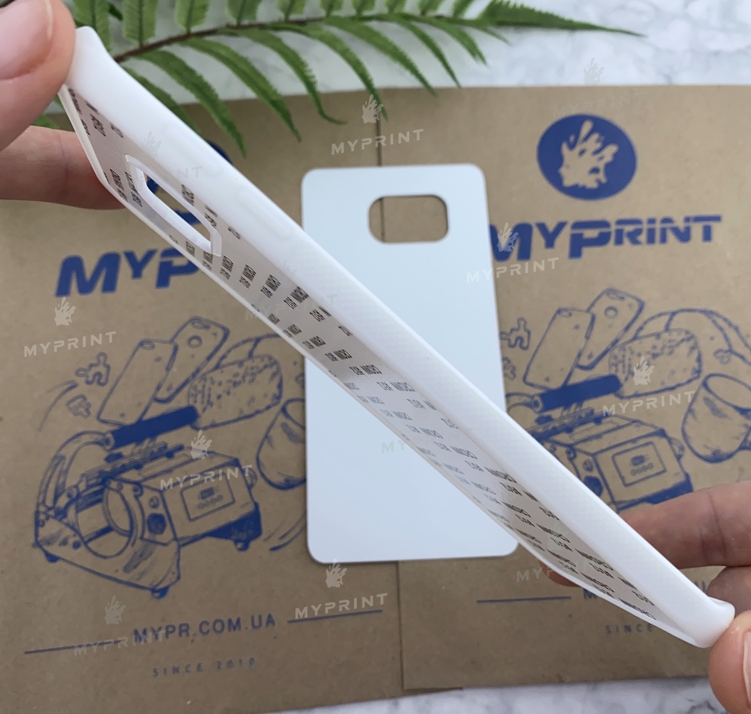 Cover for sublimation 2D silicone (TPU) for Samsung S6 Edge Plus white (3929) - фото 3 Cover for sublimation 2D silicone (TPU) for Samsung S6 Edge Plus white (3929) - фото 3 - Blanks for sublimation