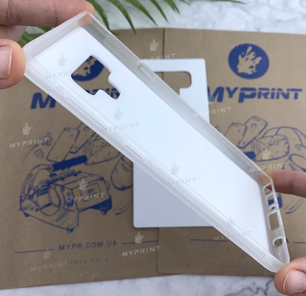 Чехол для сублимации 2D силиконовый (TPU) для Samsung Note 9 прозрачный (5398) - фото 4 Чехол для сублимации 2D силиконовый (TPU) для Samsung Note 9 прозрачный (5398) - фото 4 - Заготовки для сублимации