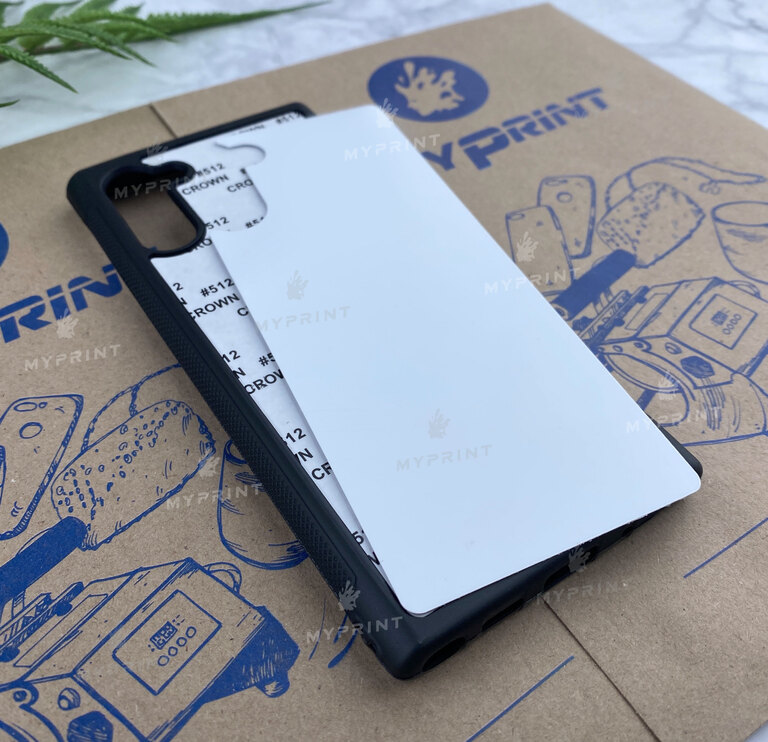 Чехол для сублимации 2D силиконовый (TPU) для Samsung Note 10 черный (6012)  Чехол для сублимации 2D силиконовый (TPU) для Samsung Note 10 черный (6012)