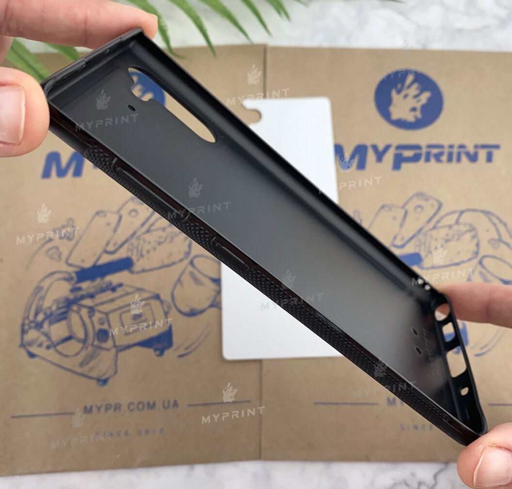 Чехол для сублимации 2D силиконовый (TPU) для Samsung Note 10 черный (6012) - фото 4 Чехол для сублимации 2D силиконовый (TPU) для Samsung Note 10 черный (6012) - фото 4 - Заготовки для сублимации