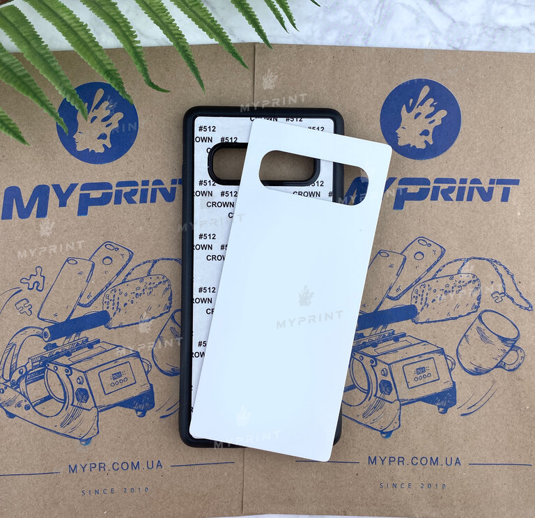 Чехол для сублимации 2D силиконовый (TPU) для Samsung S10 Plus черный (5405)  Чехол для сублимации 2D силиконовый (TPU) для Samsung S10 Plus черный (5405)