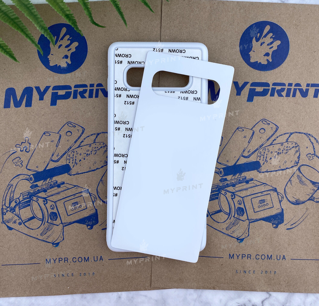 Cover for sublimation 2D silicone (TPU) for Samsung S10 Plus white (5404) - фото 1 Cover for sublimation 2D silicone (TPU) for Samsung S10 Plus white (5404) - фото 1 - Blanks for sublimation