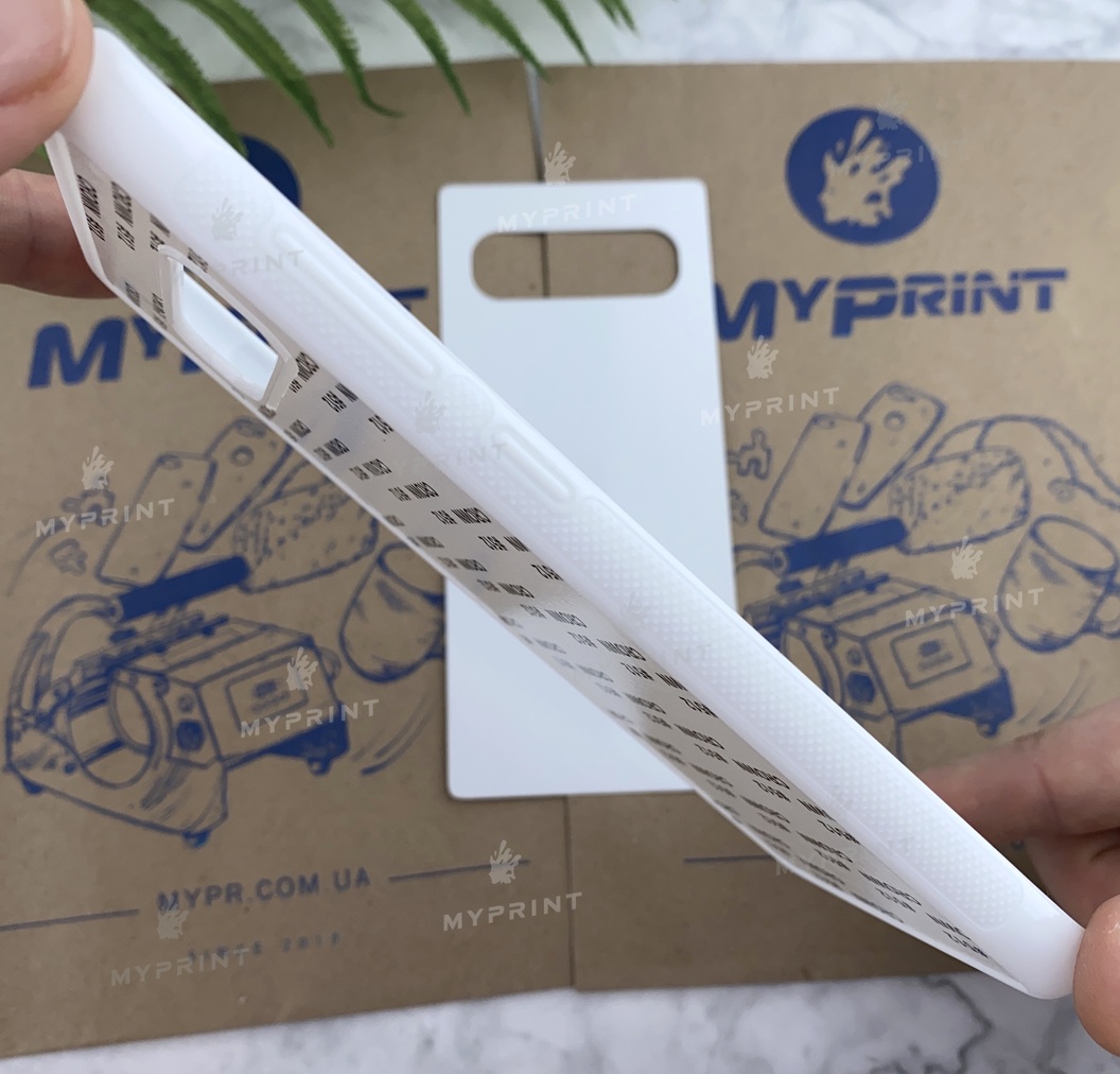 Cover for sublimation 2D silicone (TPU) for Samsung S10 Plus white (5404) - фото 3 Cover for sublimation 2D silicone (TPU) for Samsung S10 Plus white (5404) - фото 3 - Blanks for sublimation