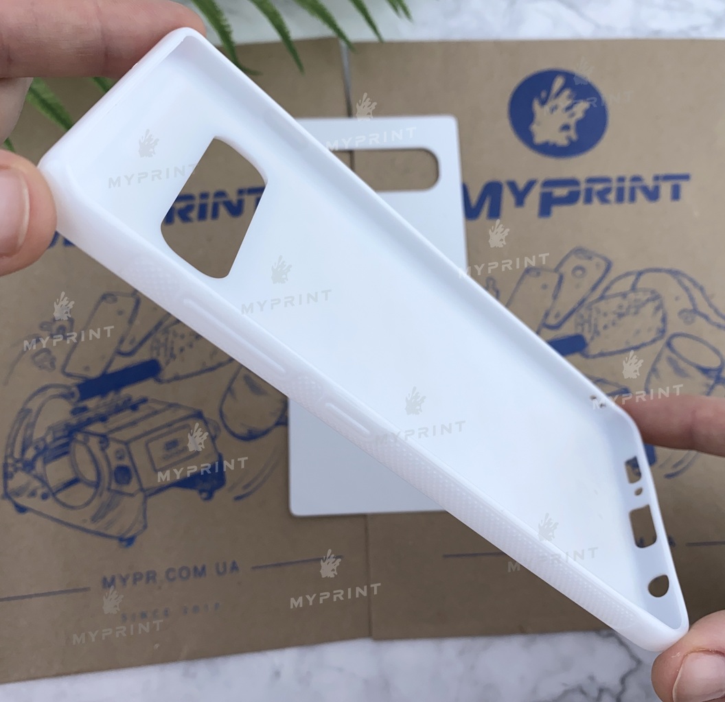 Cover for sublimation 2D silicone (TPU) for Samsung S10 Plus white (5404) - фото 4 Cover for sublimation 2D silicone (TPU) for Samsung S10 Plus white (5404) - фото 4 - Blanks for sublimation