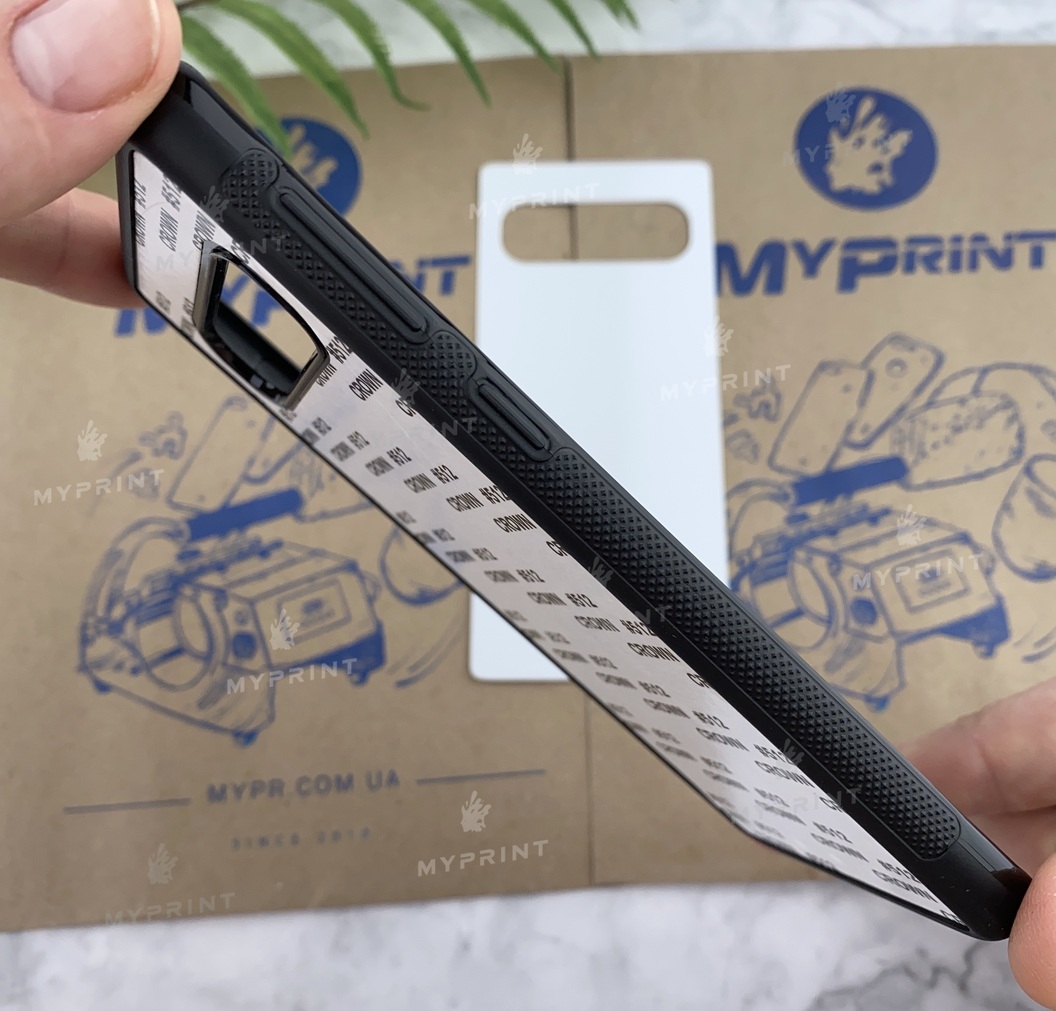 Cover for sublimation 2D silicone (TPU) for Samsung S10 black (5401) - фото 3 Cover for sublimation 2D silicone (TPU) for Samsung S10 black (5401) - фото 3 - Blanks for sublimation