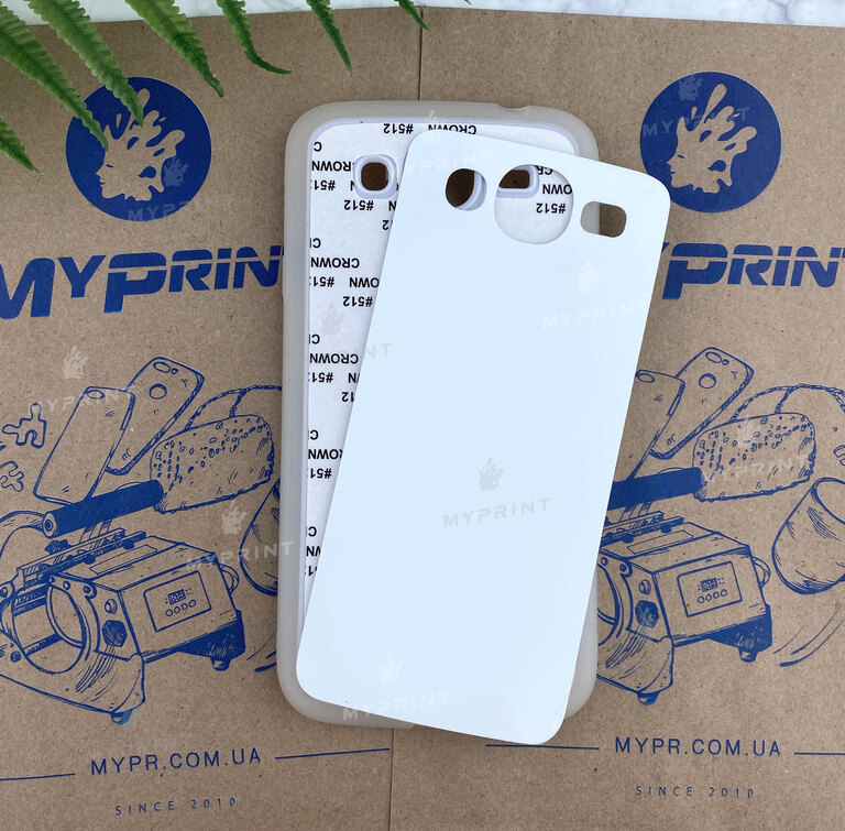 Чохол для сублімації 2D силіконовий (TPU) для Samsung Mega 5.8 Прозорий (3653) 