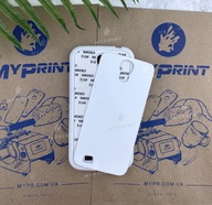 Cover for sublimation 2D silicone (TPU) for Samsung S4 White (3679) - фото 1 Cover for sublimation 2D silicone (TPU) for Samsung S4 White (3679) - фото 1 - Blanks for sublimation